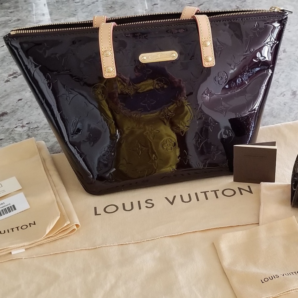 AUTH Louis Vuitton Vernis Bellevue PM